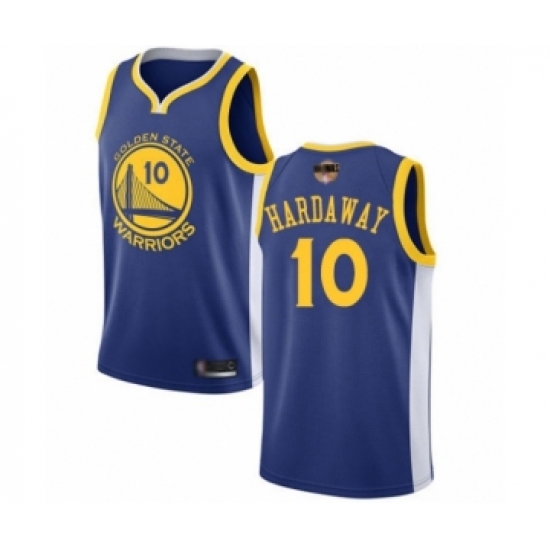 Youth Golden State Warriors #10 Tim Hardaway Swingman Royal Blue 2019 Basketball Finals Bound Basketball Jersey - Icon Edition - Ujersey