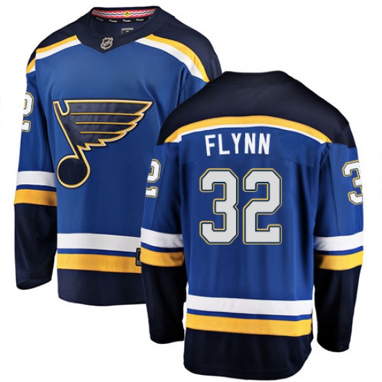 Youth St. Louis Blues #32 Brian Flynn Fanatics Branded Royal Blue Home Breakaway NHL Jersey