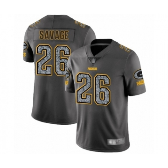 Men's Green Bay Packers #26 Darnell Savage Jr. Limited Gray Static Fashion Limited Football Jersey - Ujersey