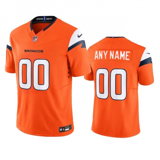 Youth Denver Broncos Active Player Custom Orange 2024 F.U.S.E. Vapor Limited Football Stitched Jersey - Ujersey