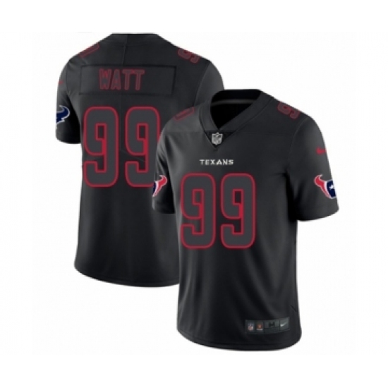Men's Nike Houston Texans #99 J.J. Watt Limited Black Rush Impact NFL Jersey - ujerseystore