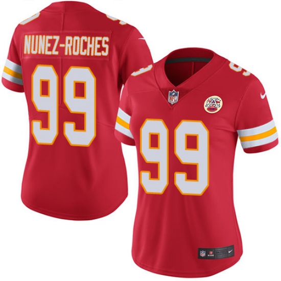 Women's Nike Kansas City Chiefs #99 Rakeem Nunez-Roches Red Team Color Vapor Untouchable Limited Player NFL Jersey - Ujersey