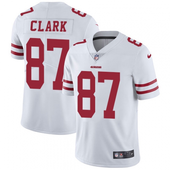 Youth Nike San Francisco 49ers #87 Dwight Clark Elite White NFL Jersey - Ujersey