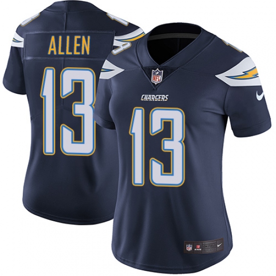 Women's Nike Los Angeles Chargers #13 Keenan Allen Elite Navy Blue Team Color NFL Jersey - Ujersey