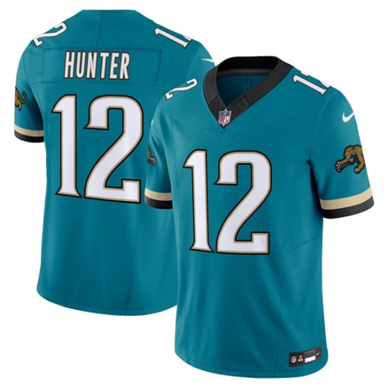 Men's Jacksonville Jaguars #12 Travis Hunter Throwback 2025 Draft Vapor Untouchable Football Stitched Jersey - Ujersey