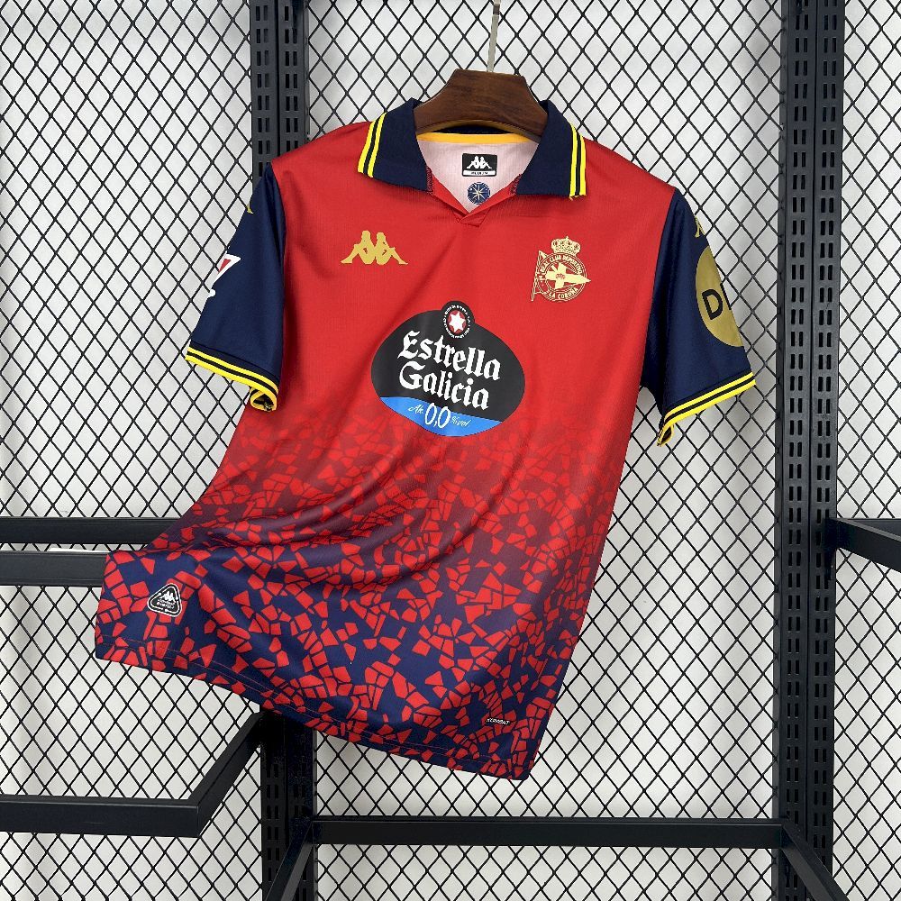 Deportivo La Coruña Soccer Jersey Away Custom Shirt 2025-26 - Ujersey