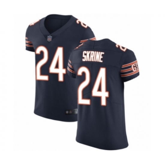 Men's Chicago Bears #24 Buster Skrine Navy Blue Team Color Vapor Untouchable Elite Player Football Jersey - Ujersey