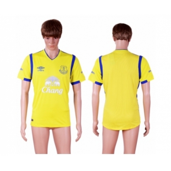 Everton Blank Sec Away Soccer Club Jersey