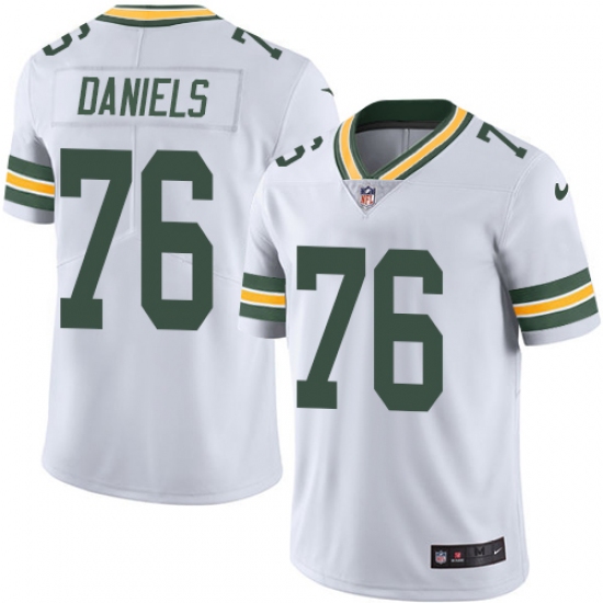 Youth Nike Green Bay Packers #76 Mike Daniels Elite White NFL Jersey - Ujersey