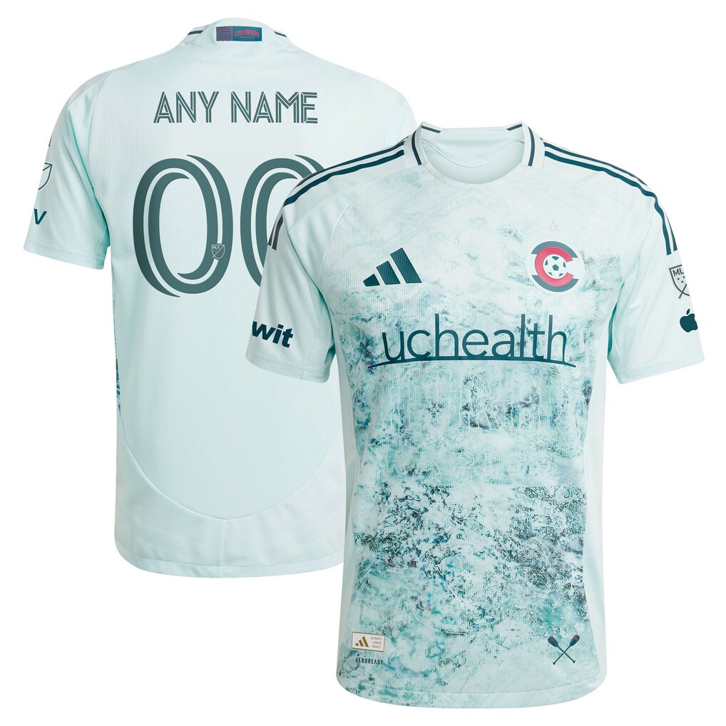 Men's Colorado Rapids adidas Green 2025/26 On-Field Authentic Headwaters Custom Jersey - Ujersey