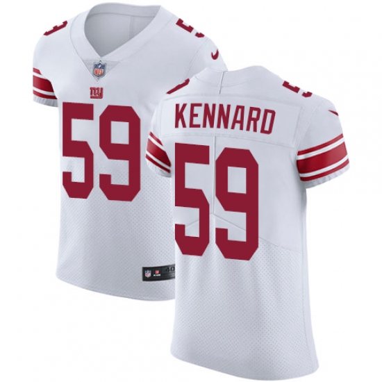 Men's Nike New York Giants #59 Devon Kennard White Vapor Untouchable Elite Player NFL Jersey - Ujersey