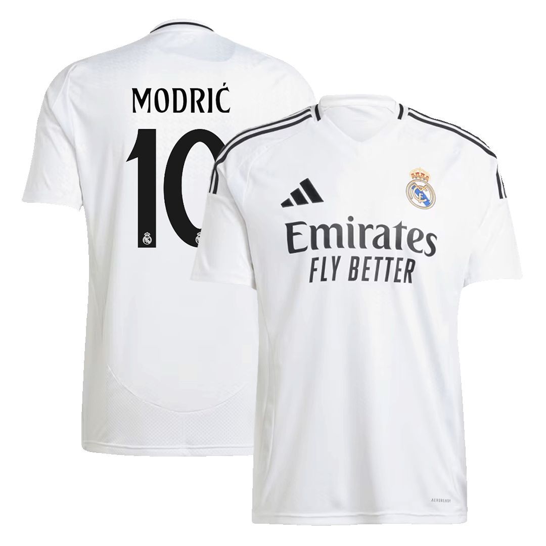 MODRIĆ #10  Real Madrid Soccer Jersey Home Custom Shirt 2024/25 - Ujersey Shop