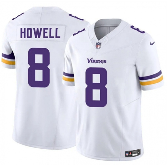 Men's Minnesota Vikings #8 Sam Howell White 2025 F.U.S.E. Vapor Untouchable Limited Football Stitched Jersey - Ujersey