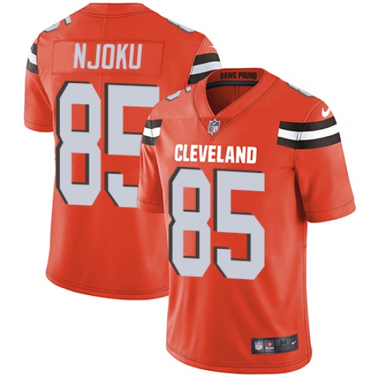 Youth Nike Cleveland Browns #85 David Njoku Elite Orange Alternate NFL Jersey - Ujersey