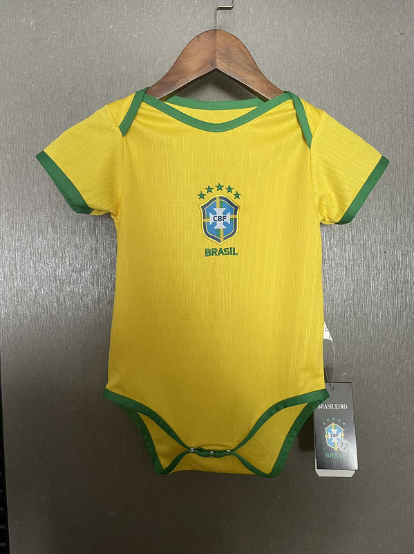 Brazil Soccer Jersey Home Baby Uniform 2025 - Ujersey NHL