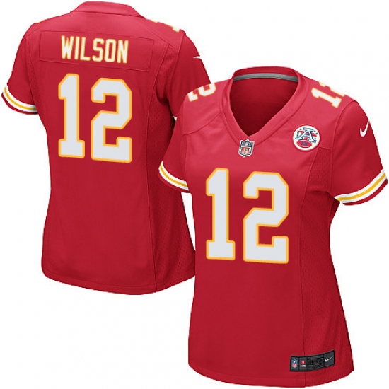 Women's Nike Kansas City Chiefs #12 Albert Wilson Game Red Team Color NFL Jersey - Ujersey
