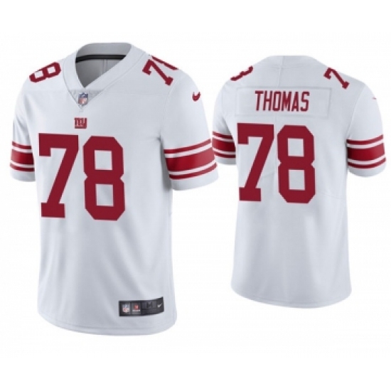 Men's New York Giants #78 Andrew Thomas 2020 White Vapor Untouchable Limited Stitched Jersey - Ujersey