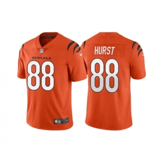 Men's Cincinnati Bengals #88 Hayden Hurst Orange Vapor Untouchable Limited Stitched Jersey - Ujersey