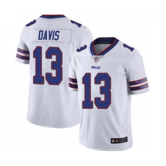 Men's Buffalo Bills #13 Gabriel Davis White Vapor Untouchable Limited Jersey - Ujersey