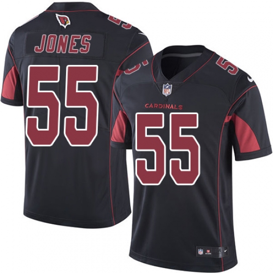 Youth Nike Arizona Cardinals #55 Chandler Jones Limited Black Rush Vapor Untouchable NFL Jersey - Ujersey