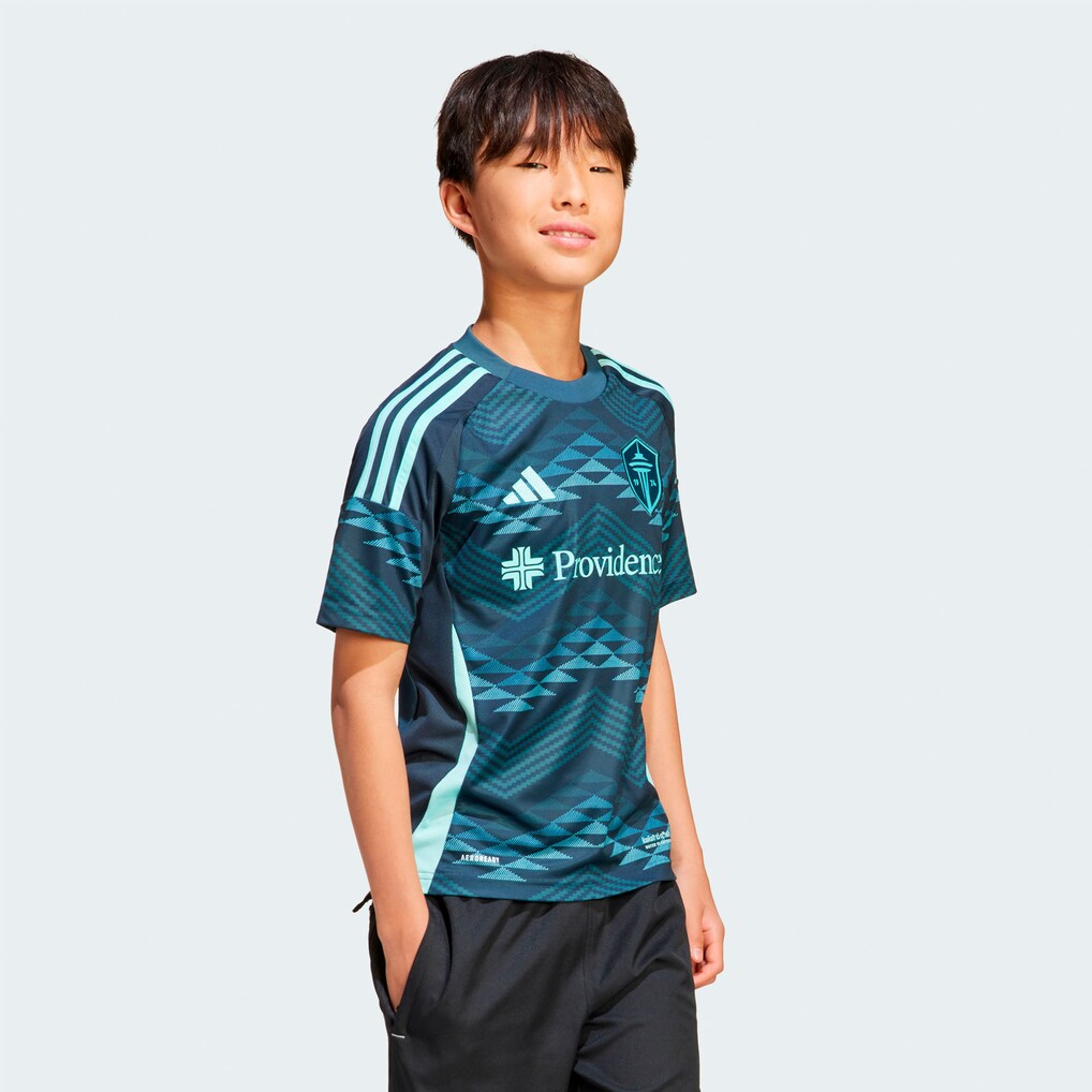 Youth Seattle Sounders FC adidas Blue 2025 The Salish Sea Kit Replica Jersey - Ujersey