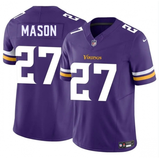 Men's Minnesota Vikings #27 Jordan Mason Purple 2025 F.U.S.E. Vapor Untouchable Limited Football Stitched Jersey - Ujersey