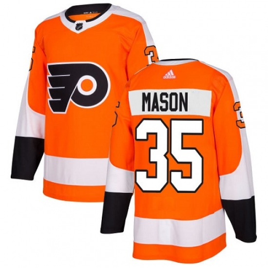 Adidas Philadelphia Flyers #35 Steve Mason Orange Home Authentic Stitched NHL Jersey - Ujersey