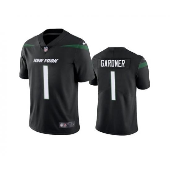 Men's New York Jets #1 Ahmad Gardner 2022 Black Vapor Untouchable Limited Stitched Jersey - Ujersey