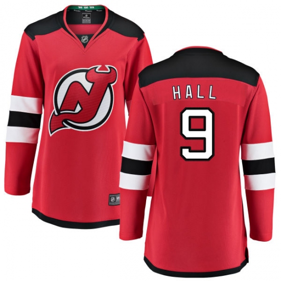 Women's New Jersey Devils #9 Taylor Hall Fanatics Branded Red Home Breakaway NHL Jersey - Ujersey