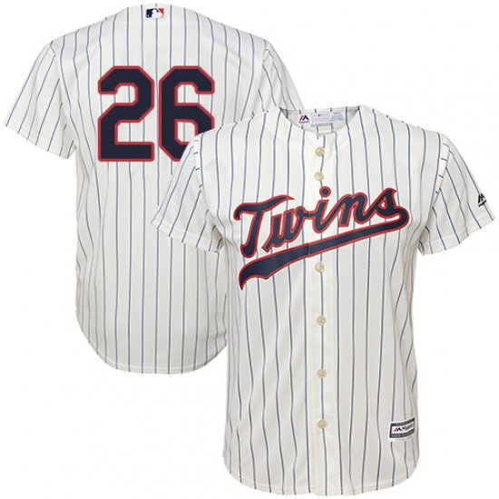 Youth Majestic Minnesota Twins #26 Max Kepler Authentic Cream Alternate Cool Base MLB Jersey - Ujersey