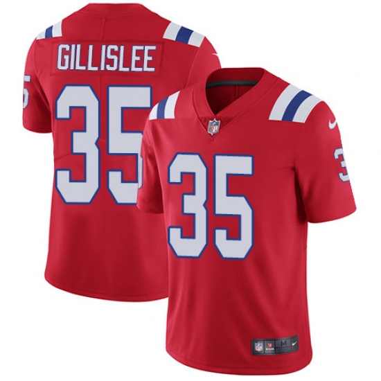 Youth Nike New England Patriots #35 Mike Gillislee Red Alternate Vapor Untouchable Limited Player NFL Jersey - Ujersey