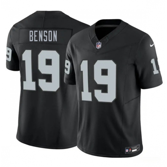 Men's Las Vegas Raiders #19 Malik Benson Black 2026 F.U.S.E. Vapor Untouchable Limited Football Stitched Jersey - Ujersey