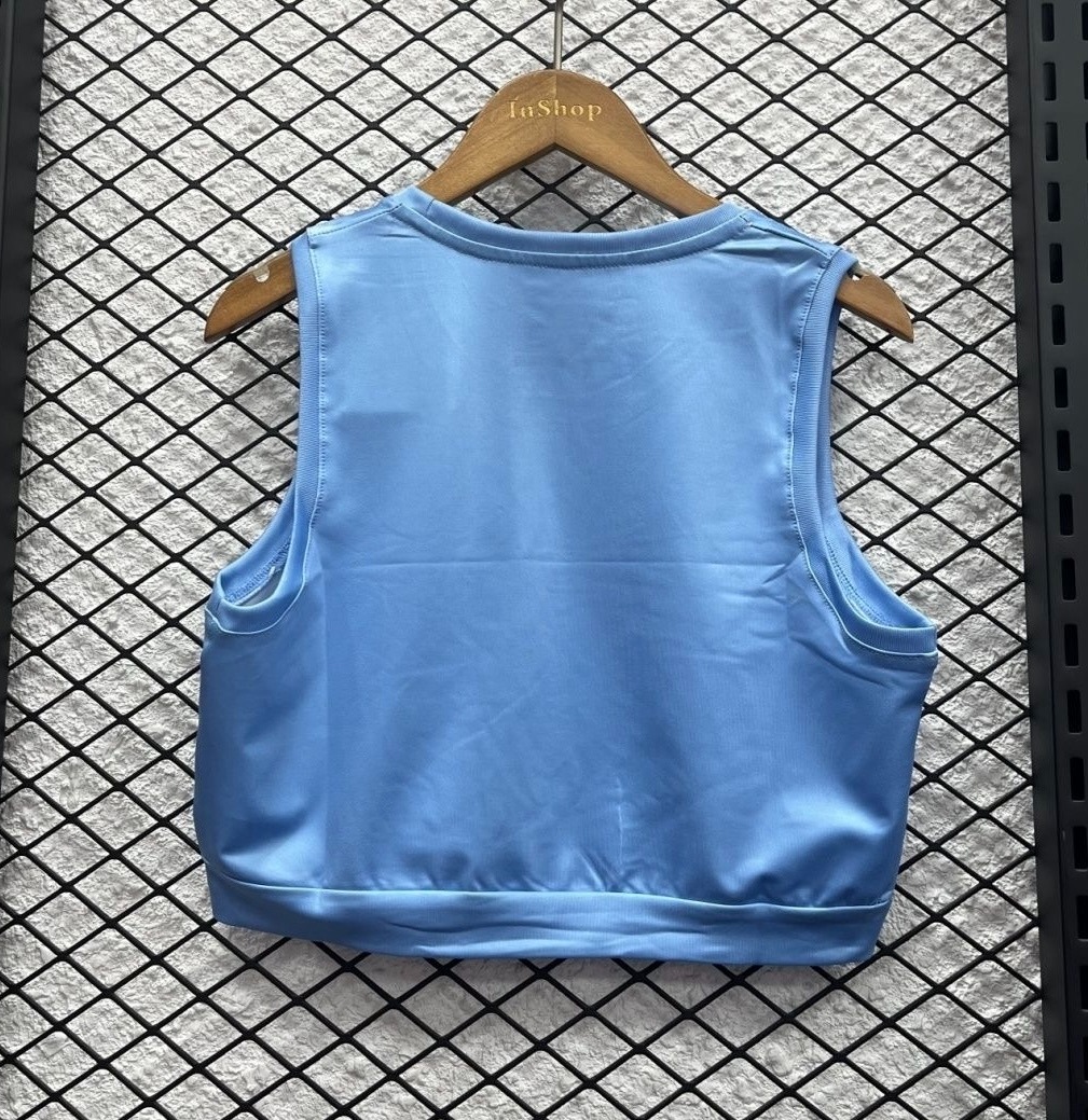 Manchester City Home Women's Vest Football Jersey 2025/26 - Ujersey NHL