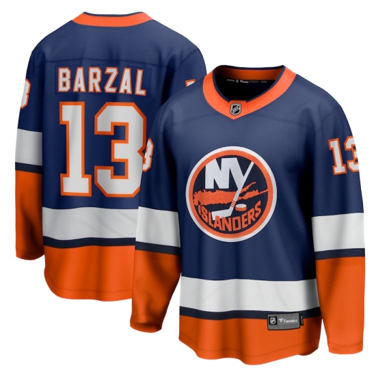 Men's New York Islanders #13 Mathew Barzal Fanatics Branded Orange 2020-21 Special Edition Breakaway Player Jersey - Ujersey
