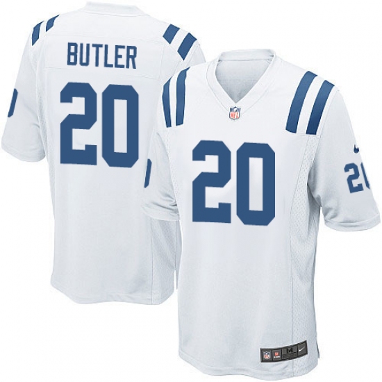 Men's Nike Indianapolis Colts #20 Darius Butler Game White NFL Jersey - Ujersey