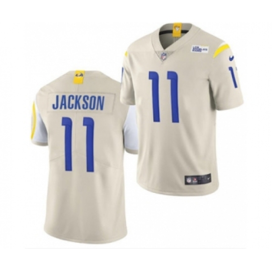 Men's Los Angeles Rams #11 DeSean Jackson White Bone Stitched Football Limited Jersey - Ujersey
