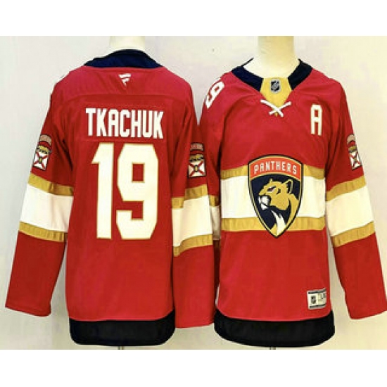 Youth Florida Panthers #19 Matthew Tkachuk Red Authentic Jersey - Ujersey