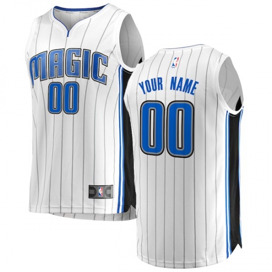 Men's Orlando Magic Fanatics Branded White Fast Break Custom Replica Jersey - Association Edition - Ujersey