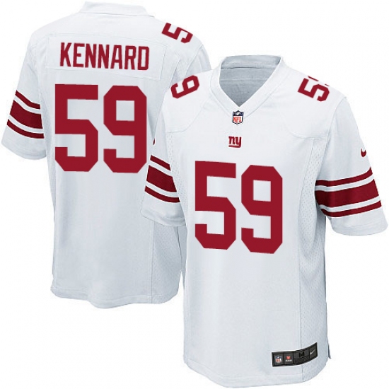 Men's Nike New York Giants #59 Devon Kennard Game White NFL Jersey - Ujersey