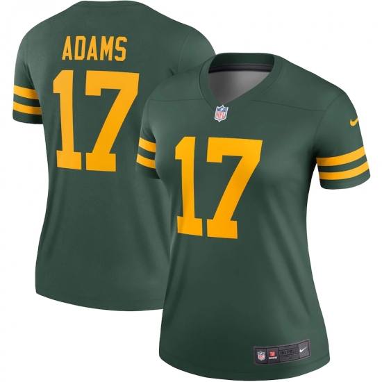 Women's Green Bay Packers #17 Davante Adams Nike Green Alternate Legend Player Jersey - Ujersey