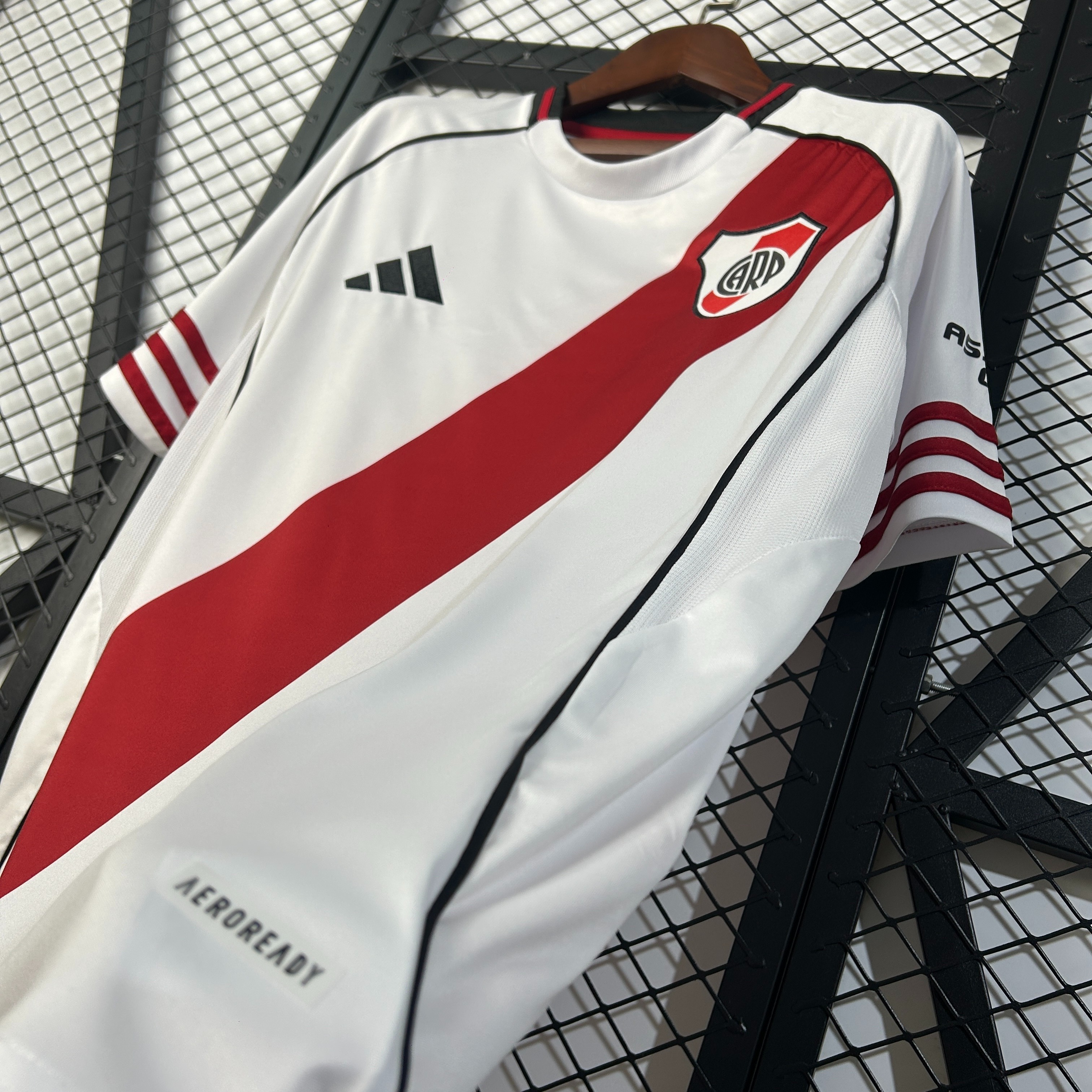 River Plate Soccer Jersey Home Custom Shirt 2025/26 - Ujersey Shop