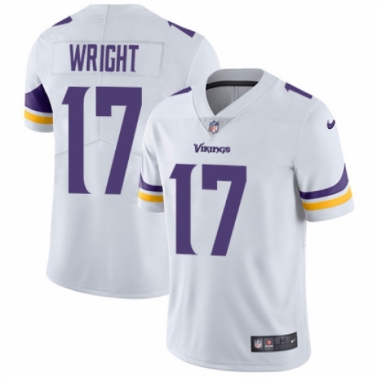 Youth Nike Minnesota Vikings #17 Kendall Wright White Vapor Untouchable Limited Player NFL Jersey - Ujersey