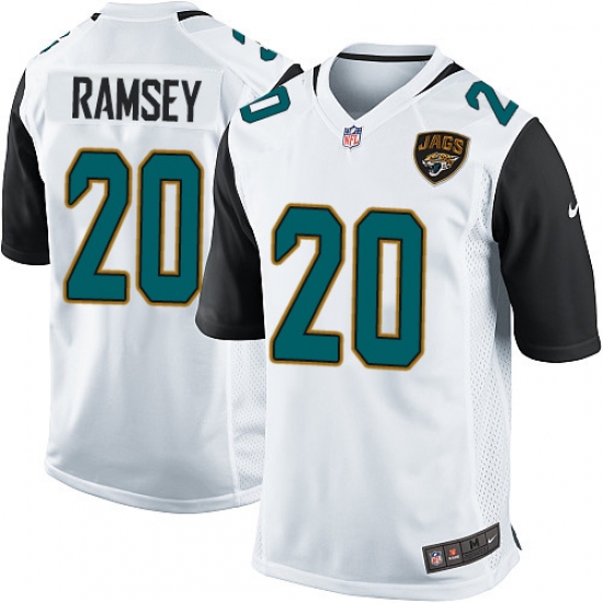 Men's Nike Jacksonville Jaguars #20 Jalen Ramsey Game White NFL Jersey - Ujersey