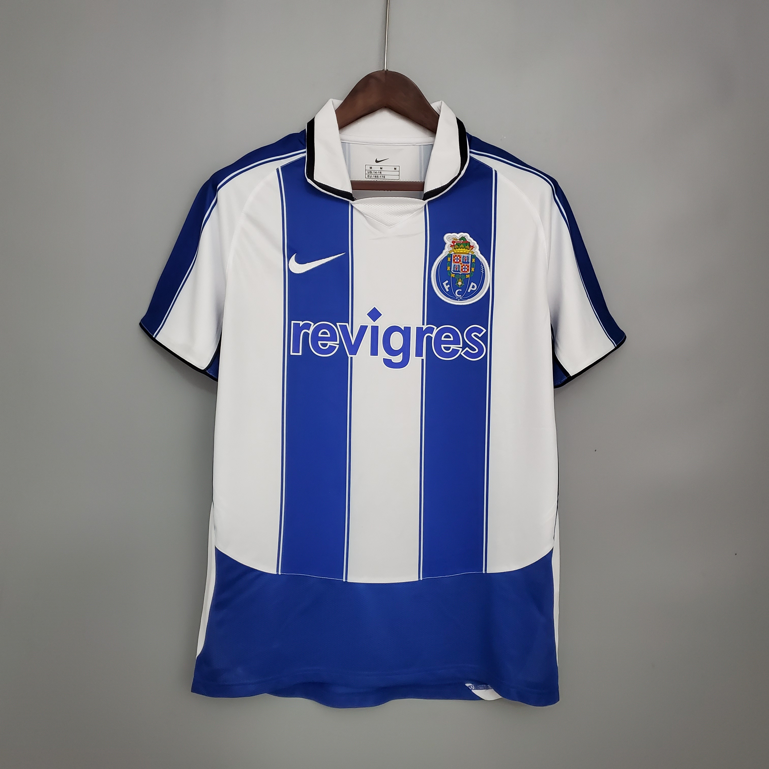 FC Porto Retro Soccer Jersey Home Custom Shirt 2003/04 - Ujersey