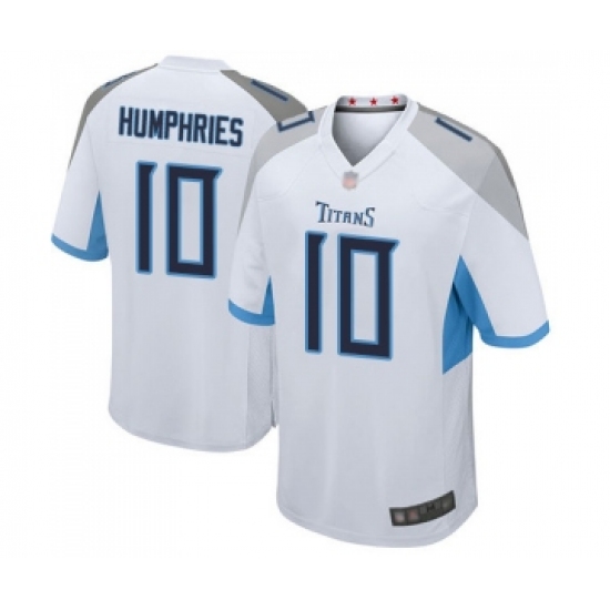 Men's Tennessee Titans #10 Adam Humphries Game White Football Jersey - Ujersey
