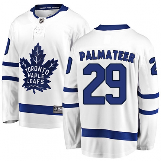 Youth Toronto Maple Leafs #29 Mike Palmateer Fanatics Branded White Away Breakaway NHL Jersey - Ujersey