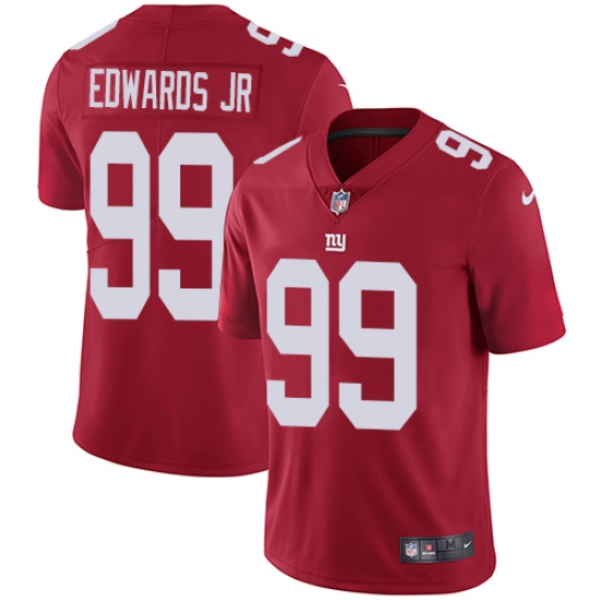 Youth Nike New York Giants #99 Mario Edwards Jr Red Alternate Vapor Untouchable Limited Player NFL Jersey - Ujersey
