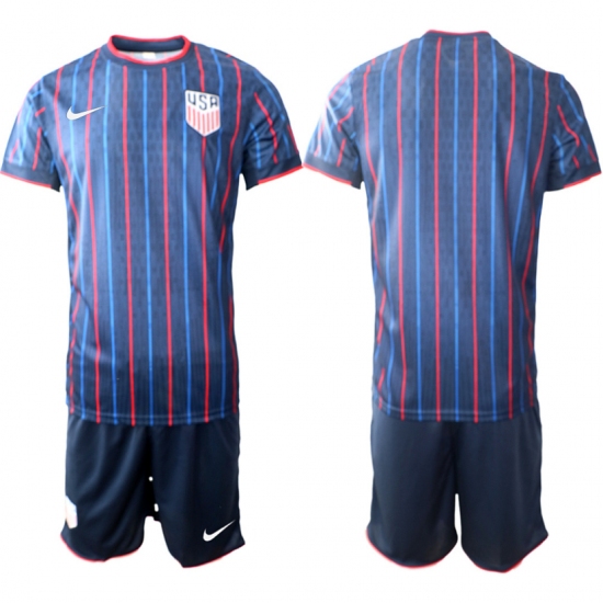 Men's USA Blank or Custom Team FIFA x World Cup 2026 Away On Field Suit Jersey - Ujersey