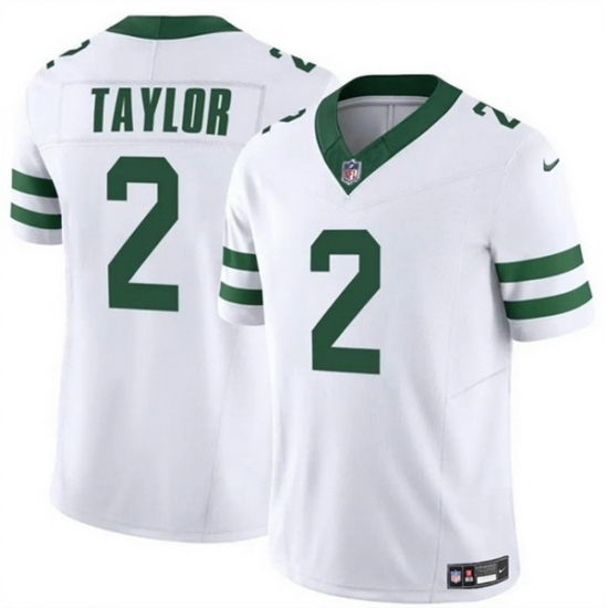 Men's New York Jets #2 Tyrod Taylor White 2024 F U S E Vapor Untouchable Limited Stitched Jersey - Ujersey