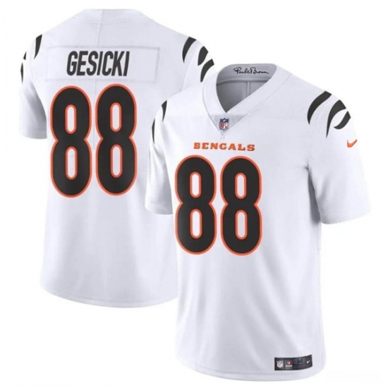 Men's Cincinnati Bengals #88 Mike Gesicki White Vapor Untouchable Limited Stitched Jersey - Ujersey